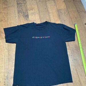 Large Lael Hansen "All Rappers Go To Hevean" merch tee